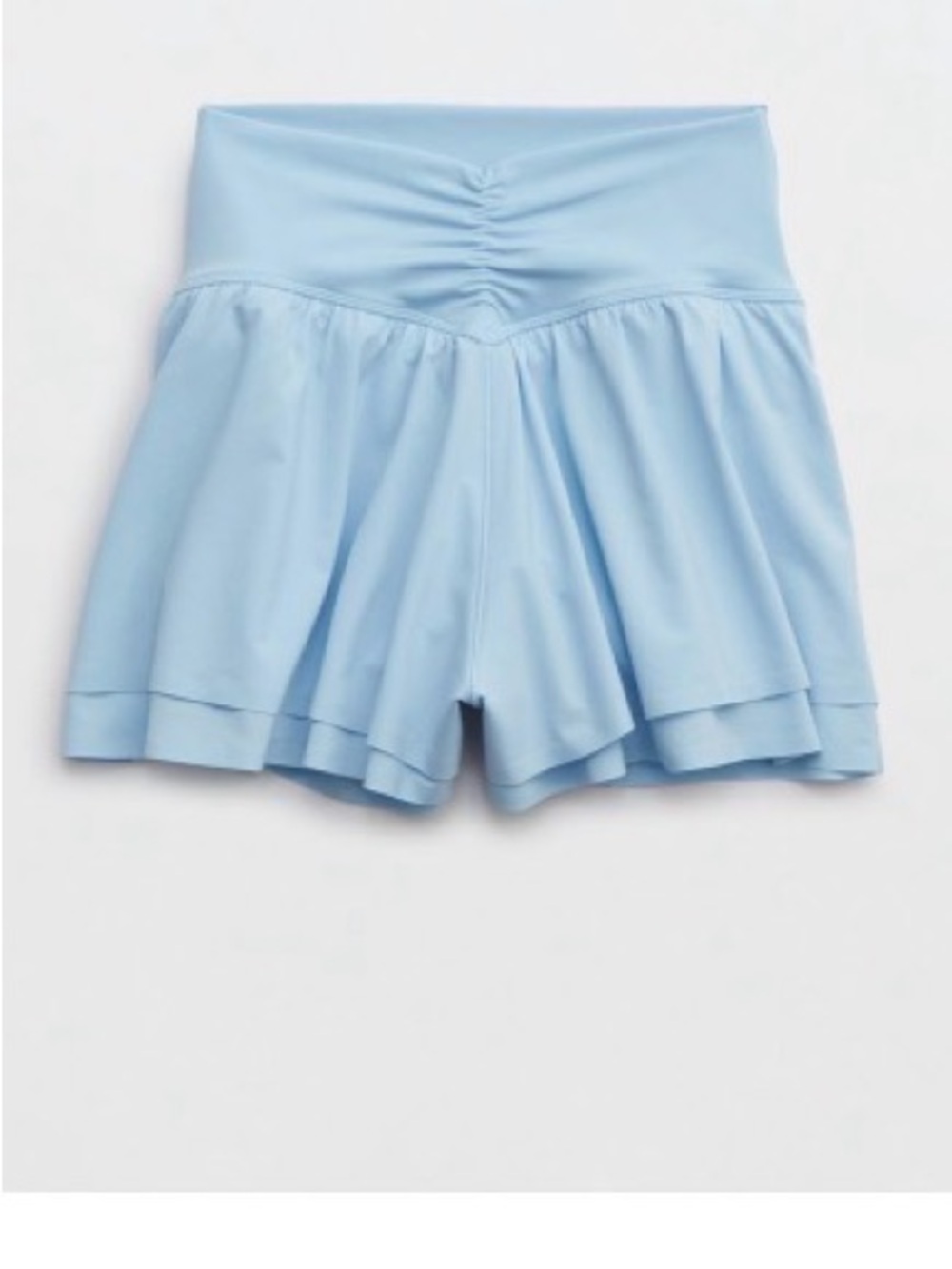 aerie OFFLINE Real Me Ruched Flowy Shorts